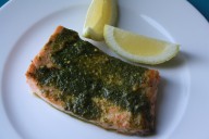 pesto salmon