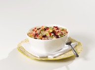 Cranberry & Cilantro Quinoa Salad in Bowl