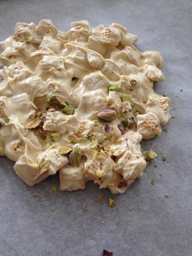 White Chocolate Pistachio Crunch