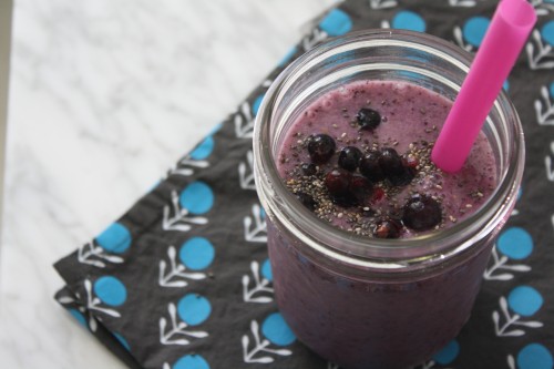 Waste Not Wild Blueberry Smoothie