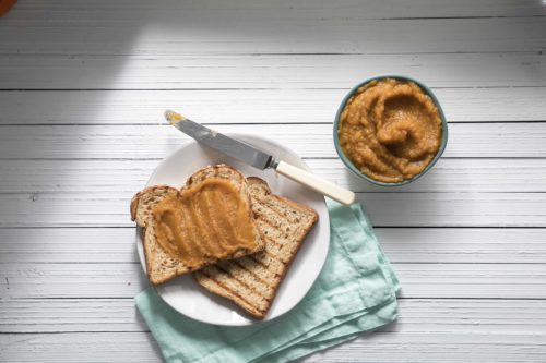 Pumpkin apple butter toast