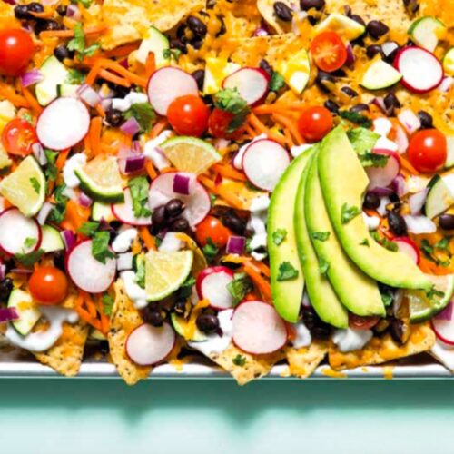 Healthy Dinner Nachos