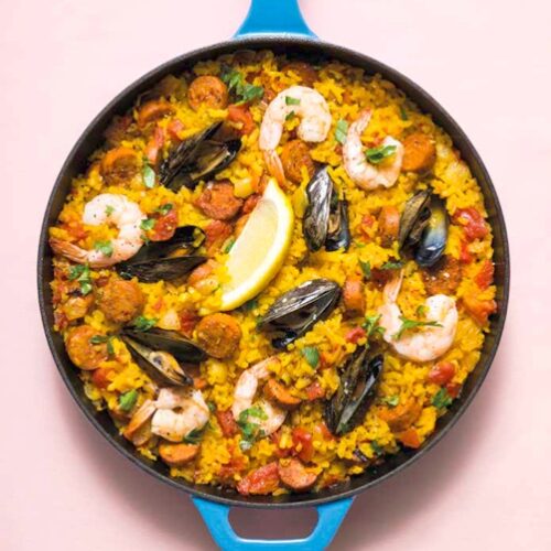 Cast Iron Paella Pan - Create the Perfect Paella and More - IMARKU