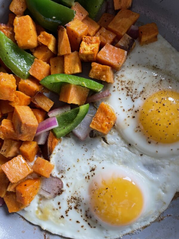 Egg + Sweet Potato Breakfast Skillet | Dana White Nutrition